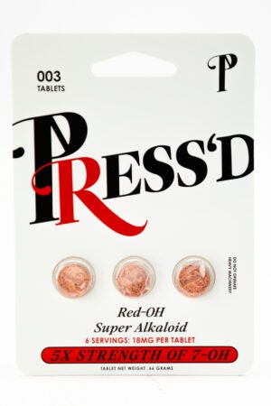 Press'd Red-OH Super Alkaloid 3ct Tablets